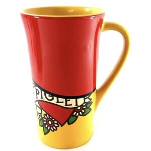 Disney Piglet Winnie the Pooh Mug Coffee Cup Tall Latte 16 oz. Ceramic